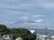 お部屋から富士山が見えます