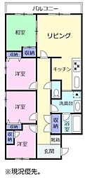 チュリス唐瀬 4LDKの間取図画像