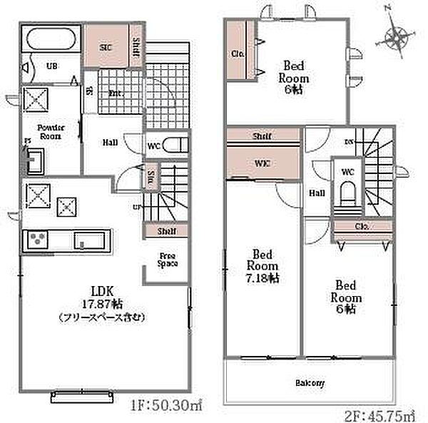 間取りを拡大表示