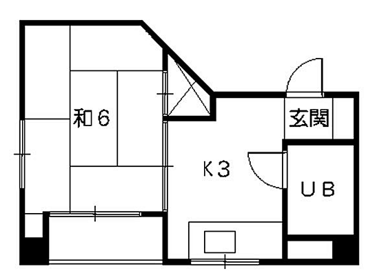 小鷹狩ビル ｜広島県広島市中区東平塚町(賃貸マンション1K・4階・16.90㎡)の写真 その2