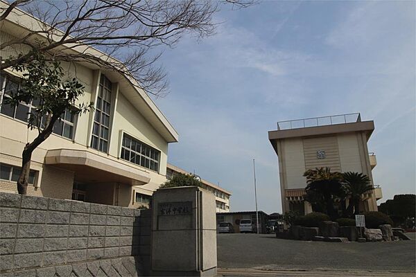 画像18:下関市立玄洋中学校（460m）