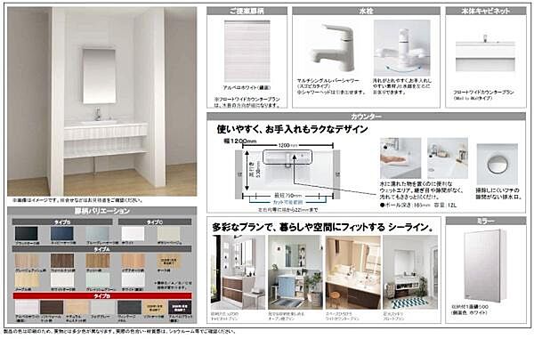 洗面を拡大表示