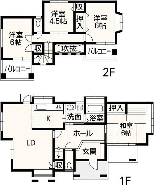 間取りを拡大表示