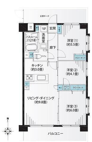 間取りを拡大表示