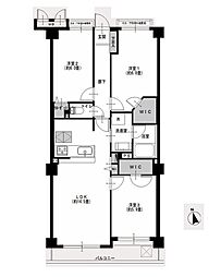 間取図画像 3LDK