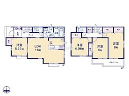 あきる野市野辺　新築分譲住宅　2号棟全3棟