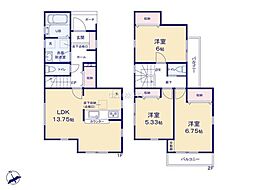 日野市百草　新築分譲住宅　全1棟