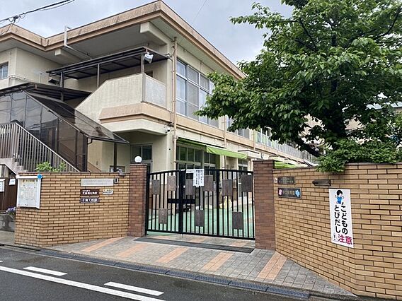 中立保育園まで...