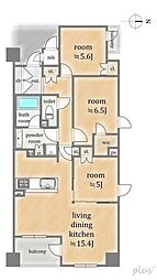 間取図画像 3LDK