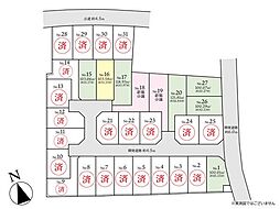 海老名市杉久保南3丁目　建築条件なし売地　No16