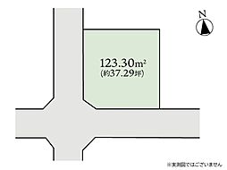 福田1丁目　角地区画建築条件なし売地