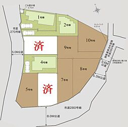 綾瀬市寺尾本町3丁目　売地　全6区画　5号地