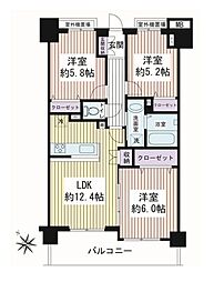 間取図画像 3LDK