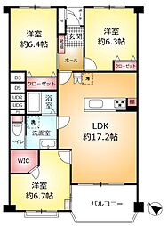 間取図画像 3LDK