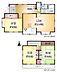 間取り：全居室6帖以上！ゆったり仕様の4LDK