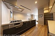 ■施工例■LDK一体型の空間で家族の気配を感じながら過ごせます。快適な生活動線設計。
