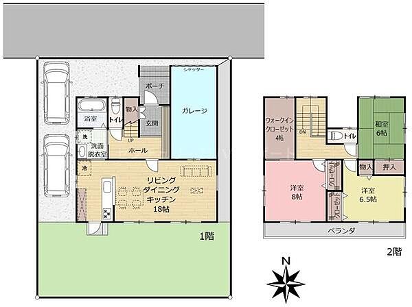 間取りを拡大表示