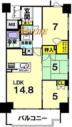 間取図画像 3LDK