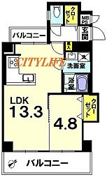 間取図画像 1LDK