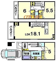 上京区寺今町A号地新築戸建て