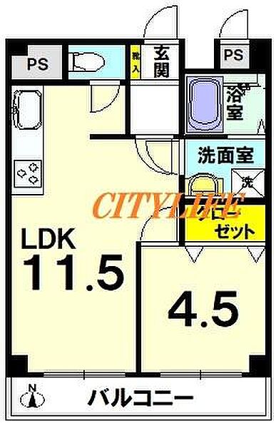 間取りを拡大表示