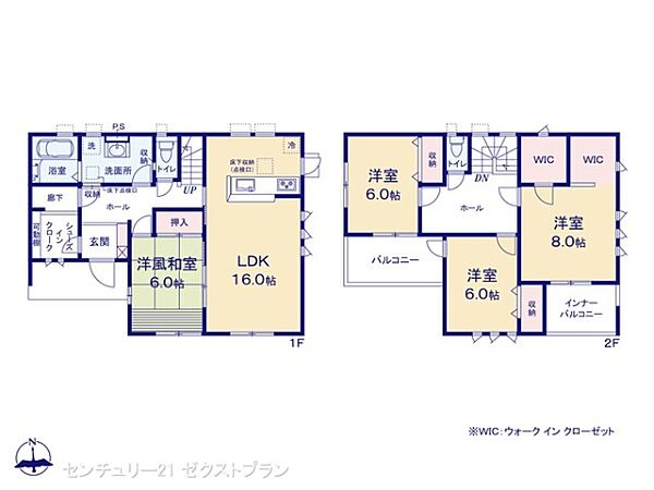 間取りを拡大表示