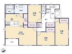 つくば市自由ケ丘　1号棟　新築戸建て