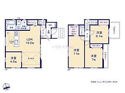 松戸市常盤平2丁目　2号棟　新築戸建て