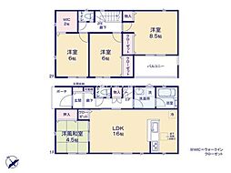 取手市紫水1丁目　3号棟　新築戸建て