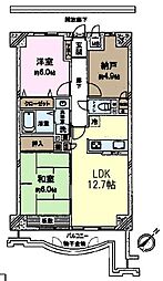 間取図画像 3LDK