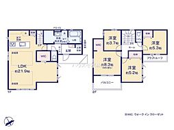 松戸市胡録台 1号棟 新築戸建