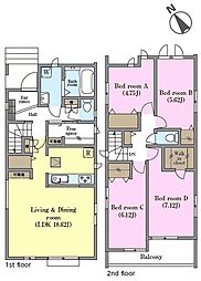 松戸市常盤平西窪町　A号棟　新築戸建