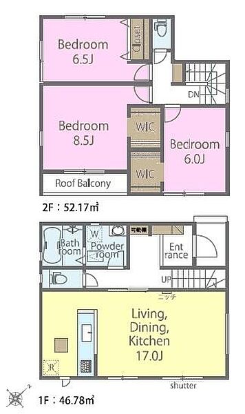 間取りを拡大表示