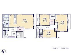 柏市花野井 1号棟 新築戸建て