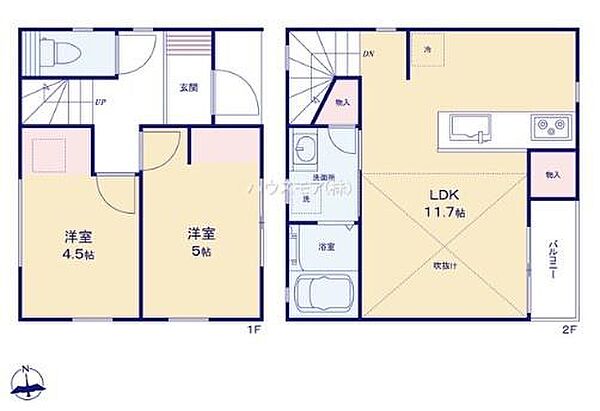 間取りを拡大表示