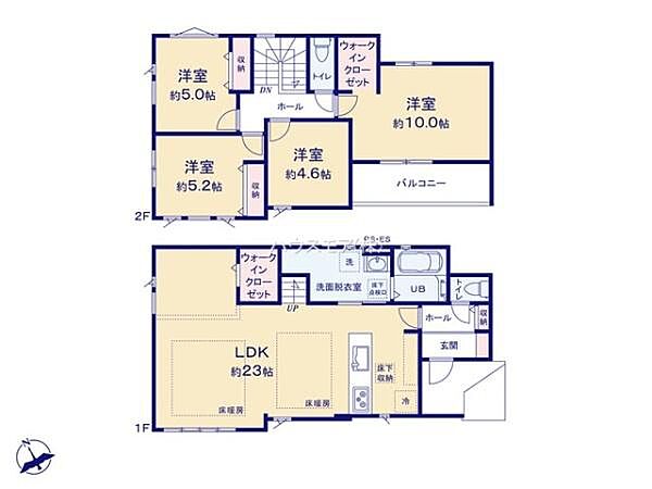 間取りを拡大表示
