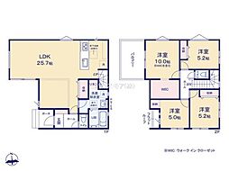 柏市布施新町4丁目 1号棟 新築戸建て