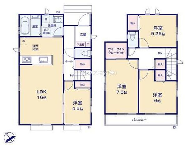 間取りを拡大表示