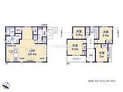 柏市柏の葉5丁目 1号棟 新築戸建