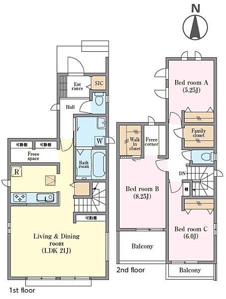 間取りを拡大表示