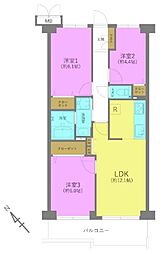 3LDK 間取り