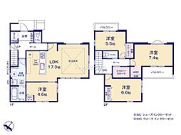 取手市藤代南2丁目 1号棟 新築戸建て