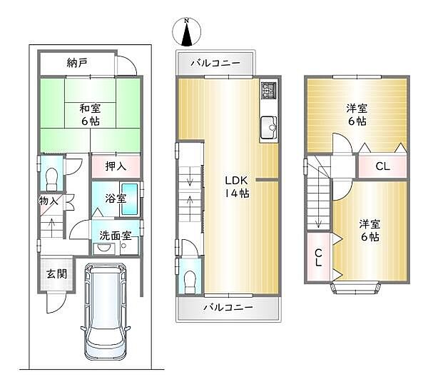 間取りを拡大表示