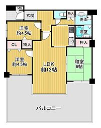 間取図画像 3LDK
