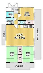 間取図画像 3LDK