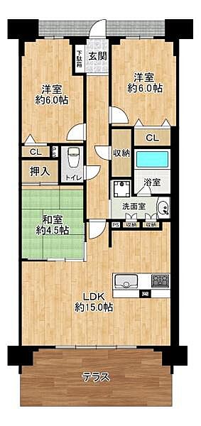 間取りを拡大表示