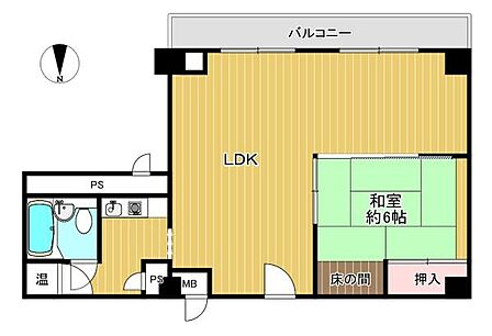 【間取り】1LDK