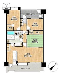 間取図画像 3LDK