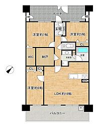 間取図画像 3SLDK
