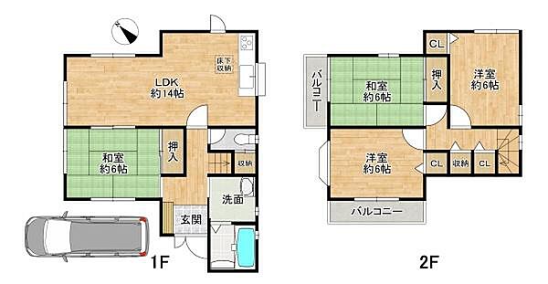 間取りを拡大表示